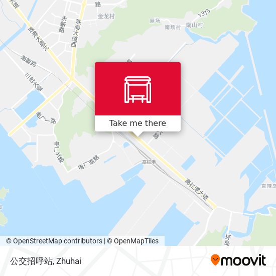公交招呼站 map