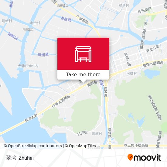 翠湾 map