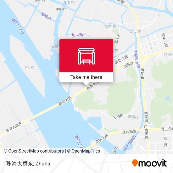 珠海大桥东 map