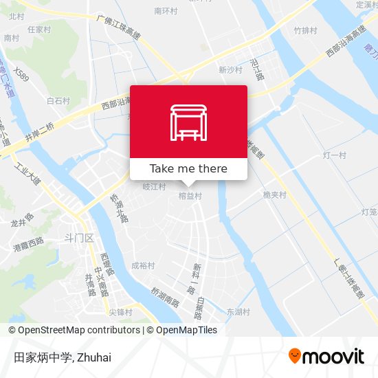 田家炳中学 map
