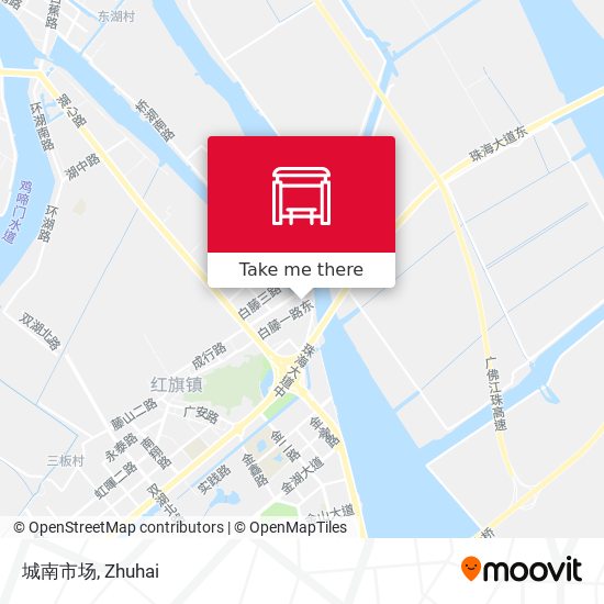 城南市场 map