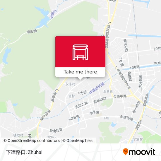 下谭路口 map