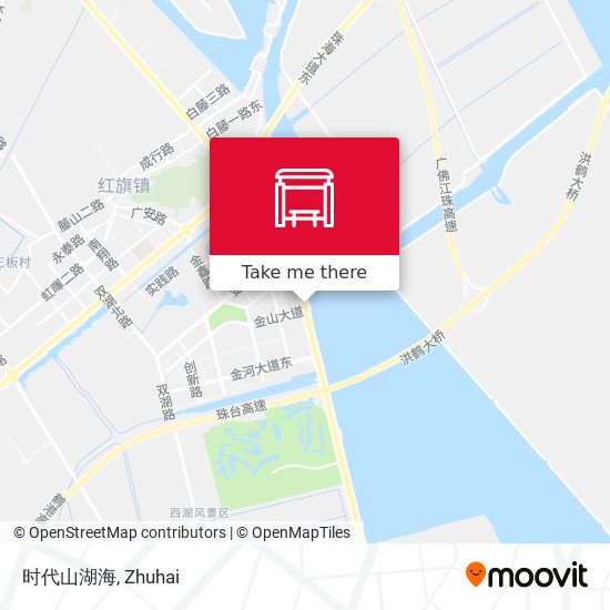 时代山湖海 map