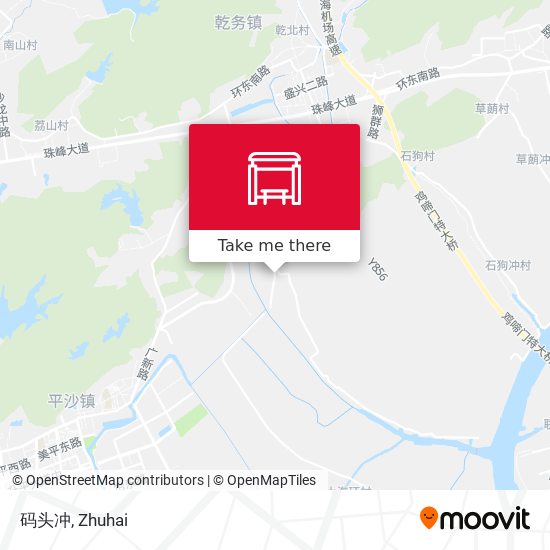 码头冲 map