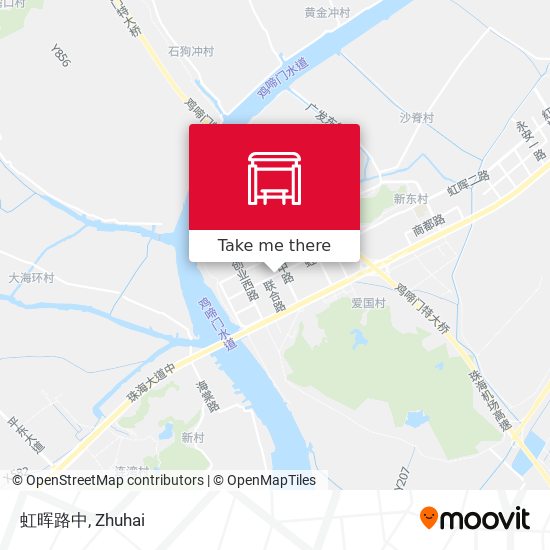 虹晖路中 map