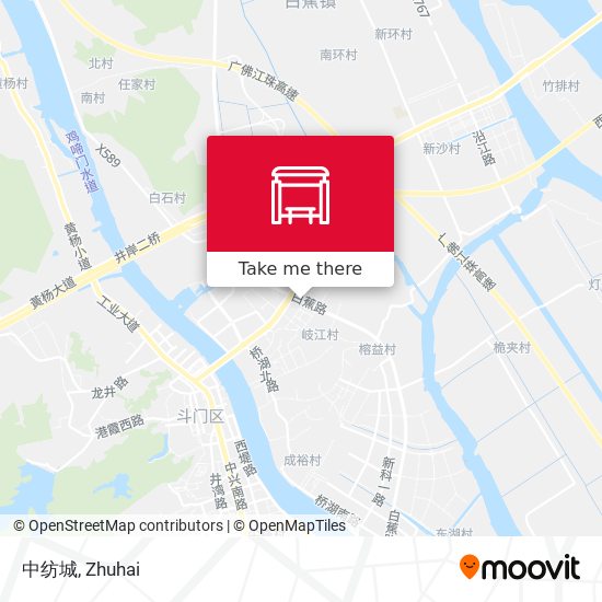 中纺城 map