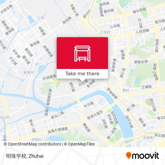 明珠学校 map