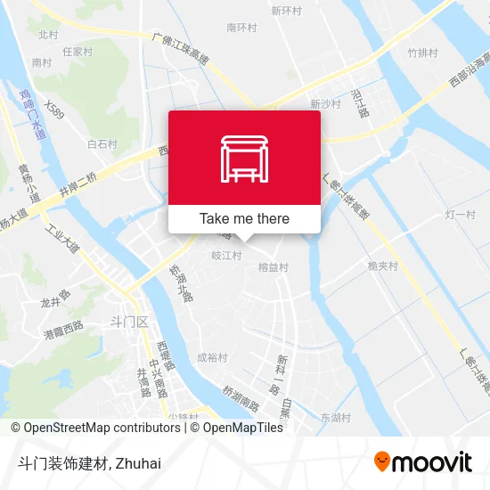 斗门装饰建材 map