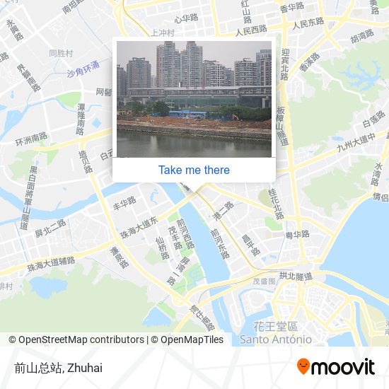 前山总站 map