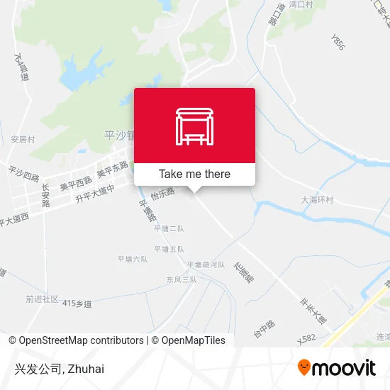 兴发公司 map