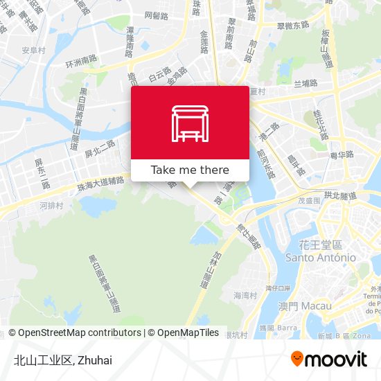 北山工业区 map
