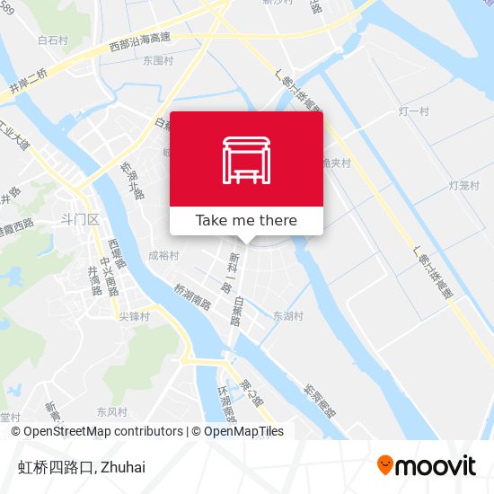 虹桥四路口 map