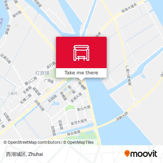 西湖城区 map