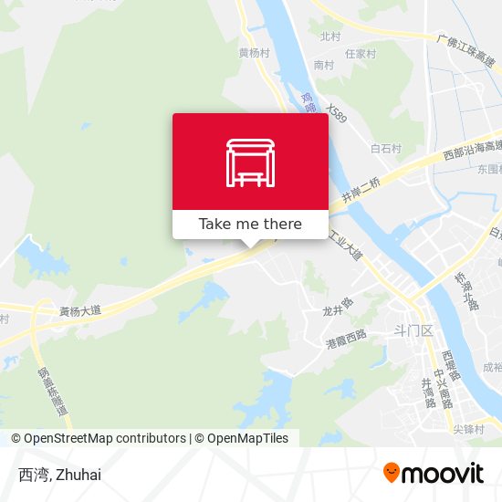 西湾 map