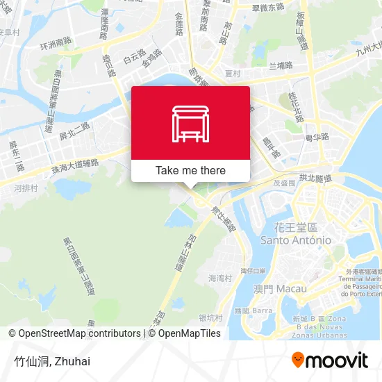 竹仙洞 map