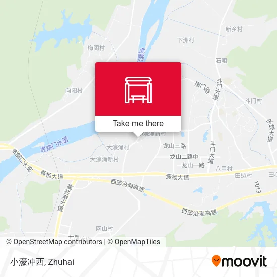 小濠冲西 map