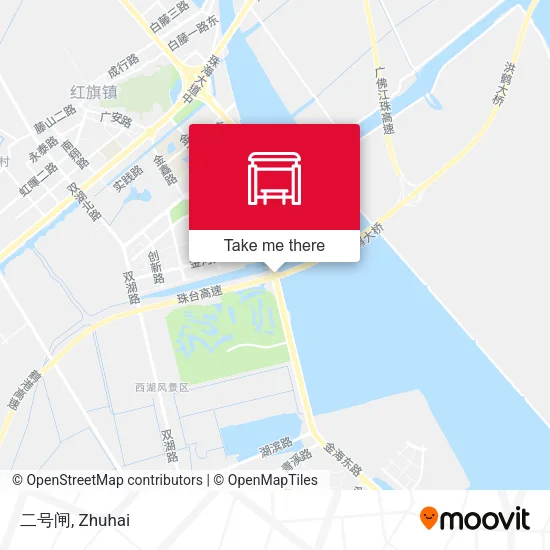 二号闸 map