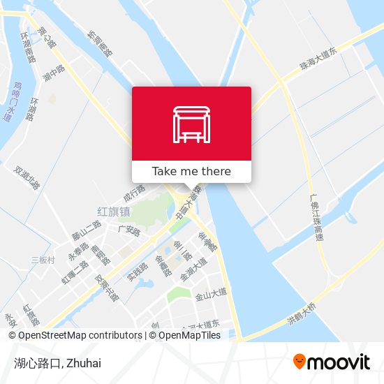 湖心路口 map