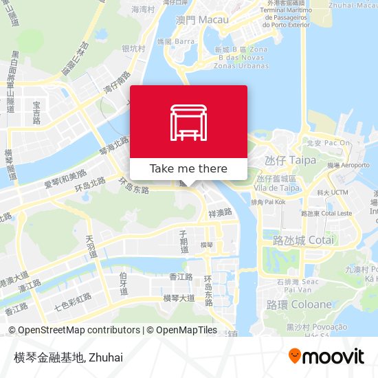 横琴金融基地 map