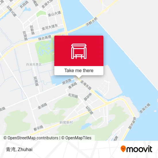 青湾 map