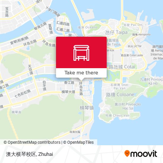 澳大横琴校区 map