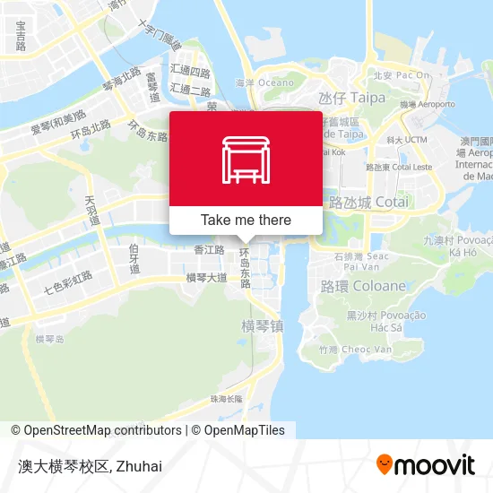 澳大横琴校区 map