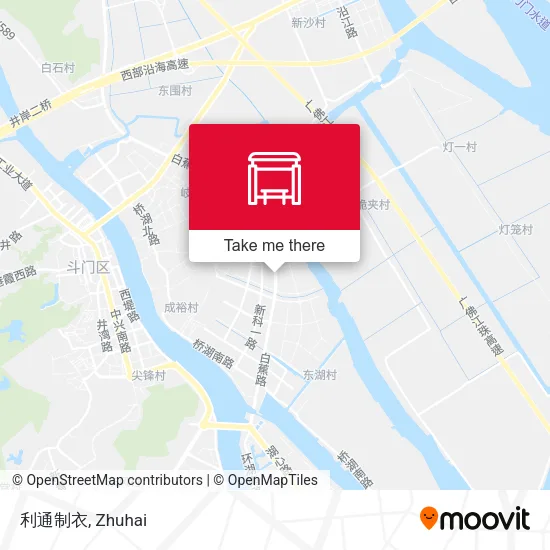 利通制衣 map