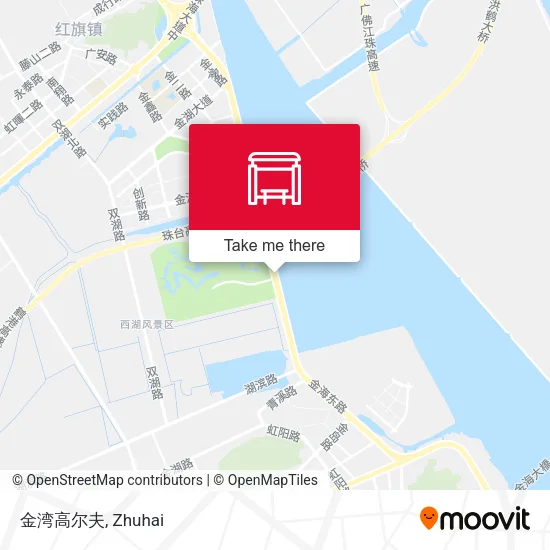金湾高尔夫 map