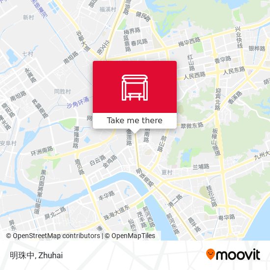 明珠中 map
