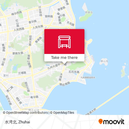 水湾北 map