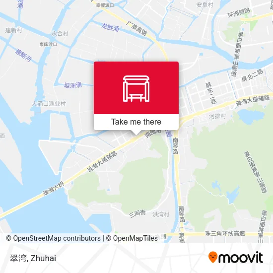 翠湾 map