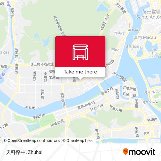 天科路中 map
