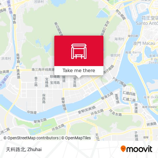 天科路北 map