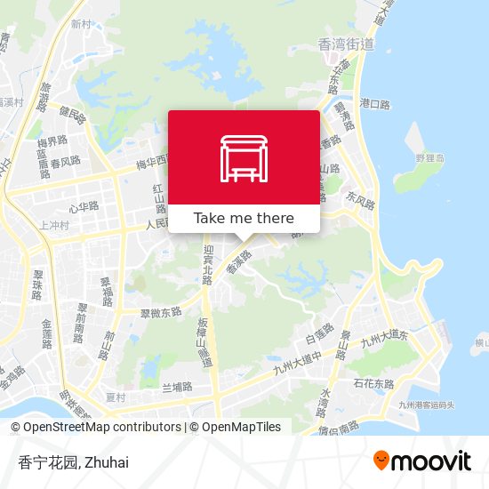 香宁花园 map