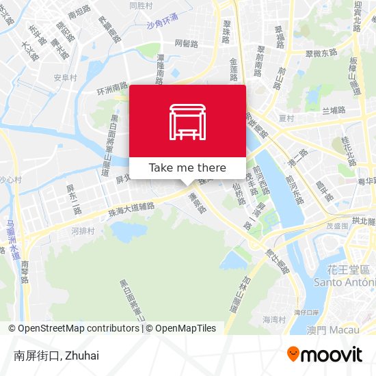 南屏街口 map