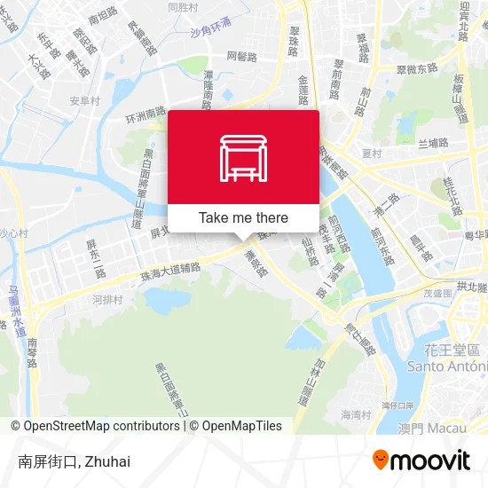 南屏街口 map