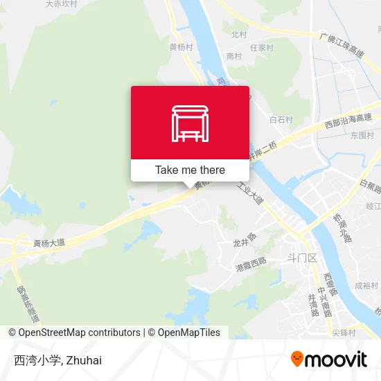 西湾小学 map