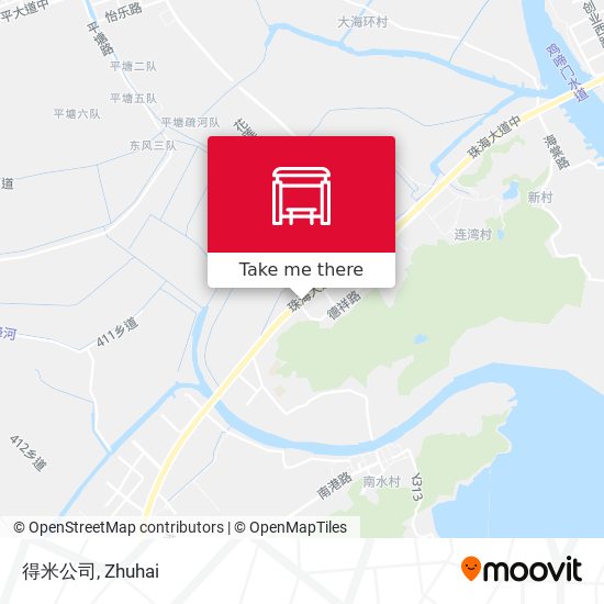 得米公司 map