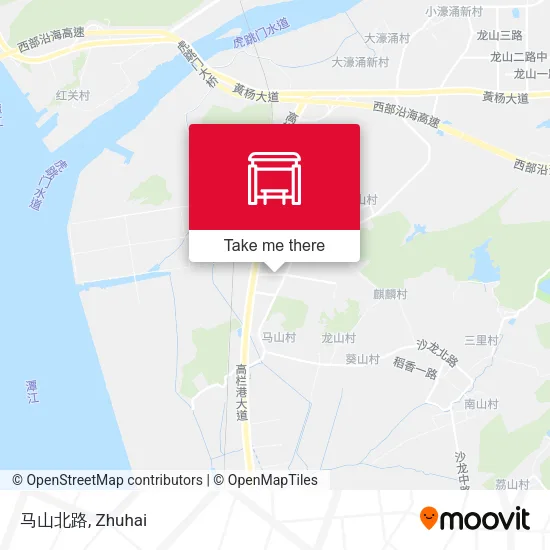 马山北路 map