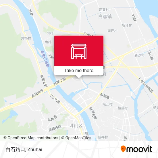 白石路口 map