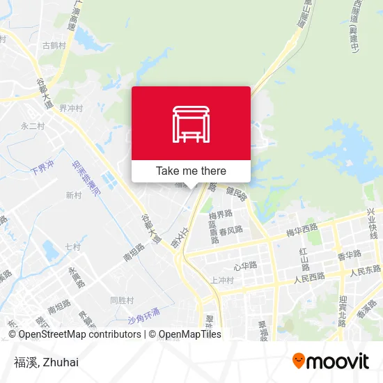 福溪 map