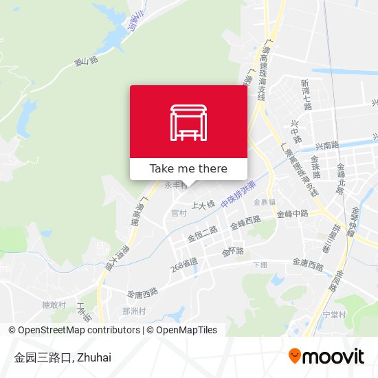 金园三路口 map