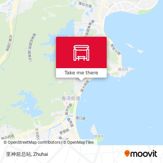 里神前总站 map