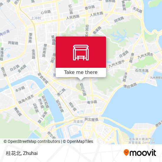 桂花北 map