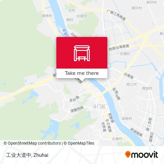 工业大道中 map