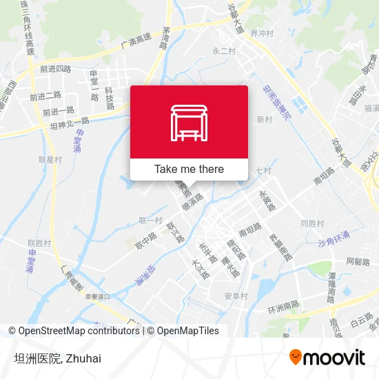 坦洲医院 map