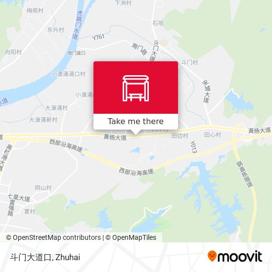 斗门大道口 map