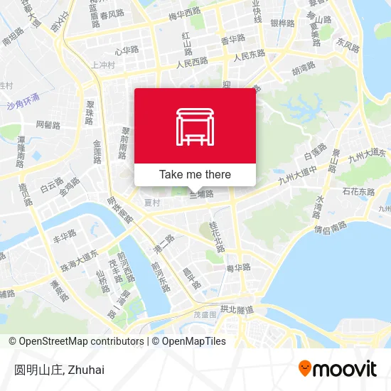 圆明山庄 map