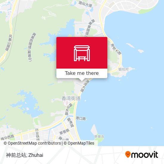 神前总站 map