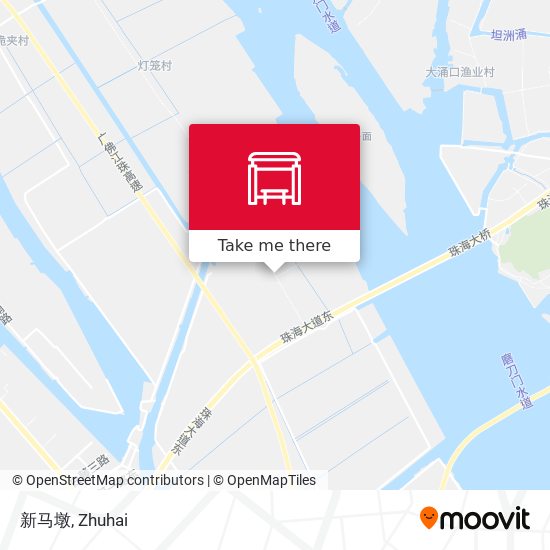 新马墩 map